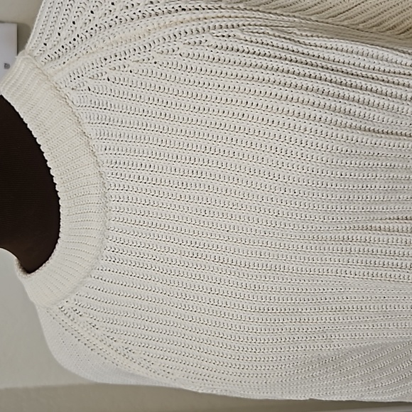 Amazon - Cropped Cream Sweater - Size Small - Picture 2 of 2